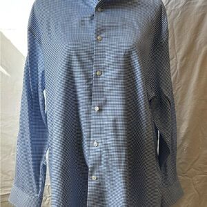 Tommy Hilfiger Men's Blue Gingham Shirt Slim Fit